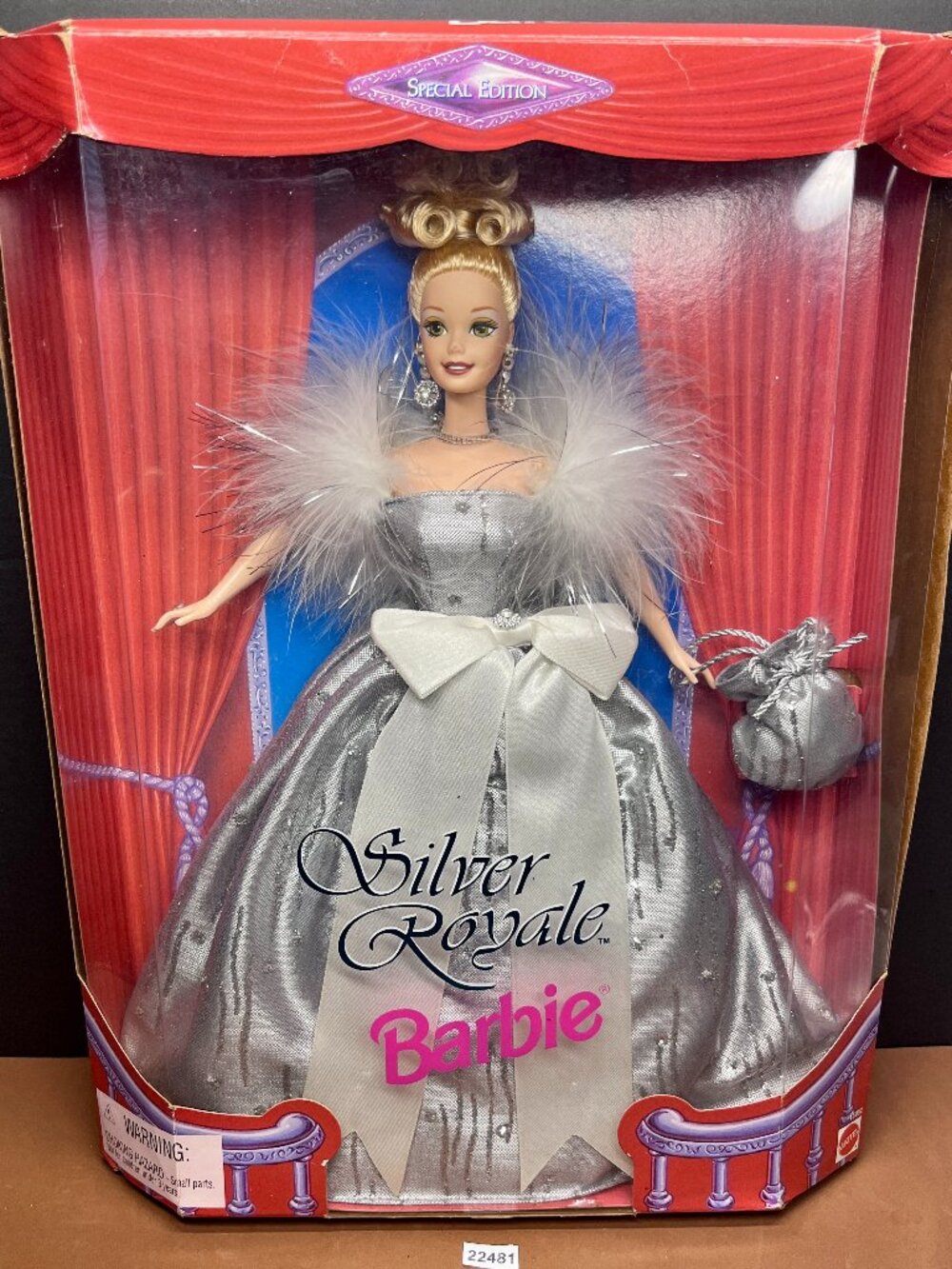 Silver Royale Barbie Special Edition Mattel 1996 NRFB BOX HAS WEAR